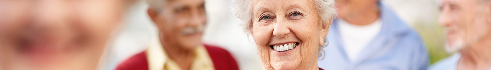 Older woman smiling