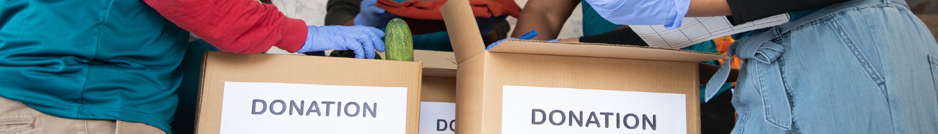 People Helping Organize Donations